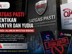 Satgas PASTI Hentikan CANTVR dan YUDIA Diduga Jalankan Investasi Bodong