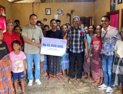 Pertama di Manggarai Raya, KSP Kopdit Pasar Lembor Serahkan Santunan BPJS Ketengakerjaan Rp42 Juta