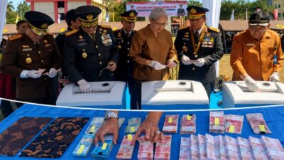 Polda NTT dan Bank Indonesia Musnahkan 1.723 Lembar Uang Palsu, Pertama di NTT