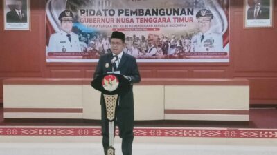 Pidato Pembangunan Gubernur Melki: Ekonomi NTT Tumbuh 5,01 Persen, Kemiskinan Turun