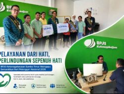Semarakkan Harpelnas 2026, BPJS Ketenagakerjaan Waingapu Tegaskan Pelayanan dari Hati
