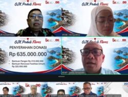 OJK Salurkan Bantuan Rp635 Juta untuk Warga Terdampak Gempa Flores